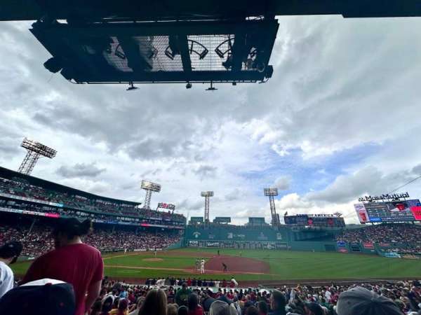 Fenway Park, section: Loge Box 111, row: MM, seat: 4