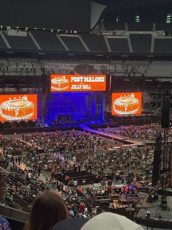 Allegiant Stadium, section: 208, row: 10, seat: 2