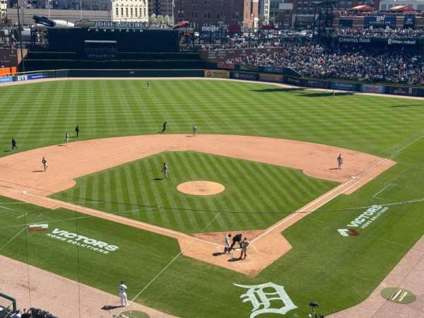 Comerica Park, section: 329, row: A, seat: 4