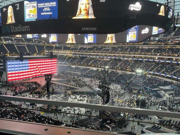 SoFi Stadium, section: 329, row: 1, seat: 9