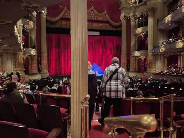 Academy of Music, section: Parquet Circle F, row: W, seat: 1