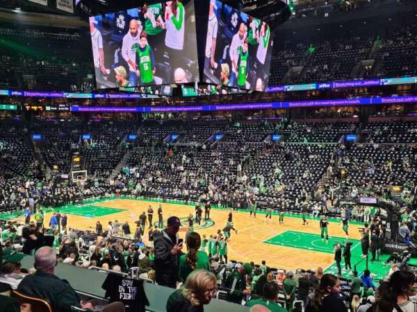 TD Garden, section: 107, row: D, seat: 1
