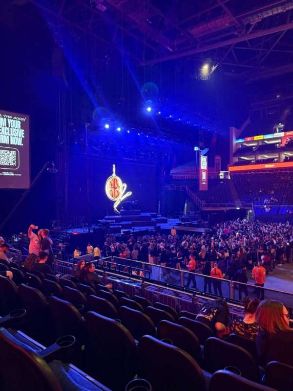 The O2, London, section: 101, row: N, seat: 46