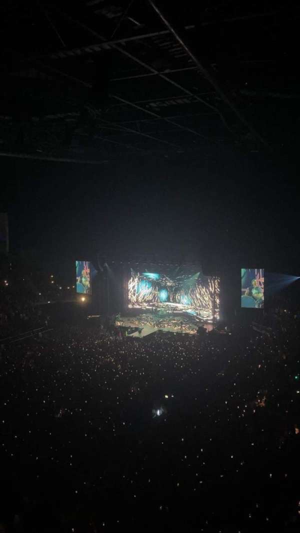 The O2, London, section: 416, row: A, seat: 819