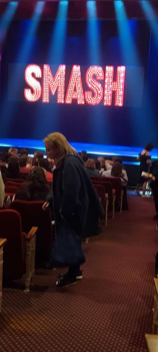 Imperial Theatre, section: Orchestra R, row: Q, seat: 2