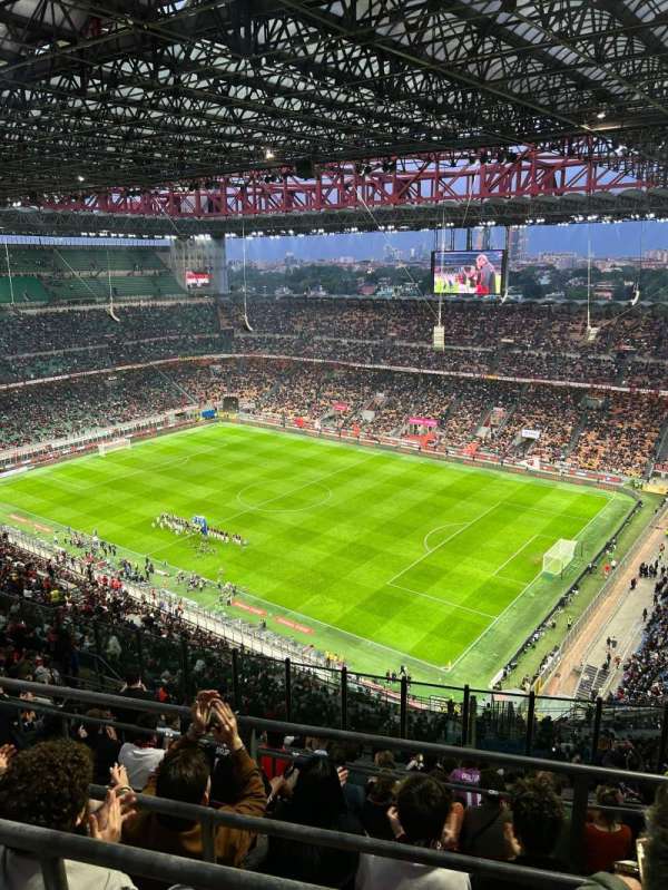 San Siro, section: 322, row: 4, seat: 13