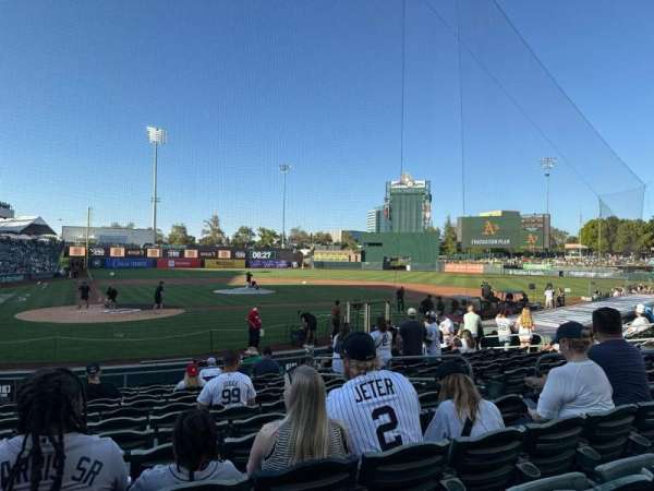 Sutter Health Park, section: 109, row: 12, seat: 8