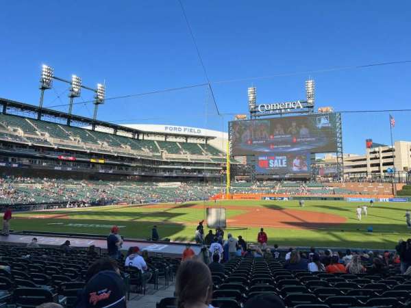 Comerica Park, section: 119, row: 23, seat: 14