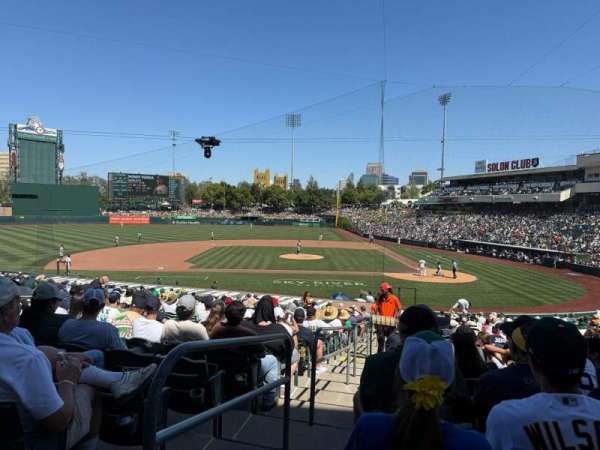 Sutter Health Park, section: 116, row: 27, seat: 18