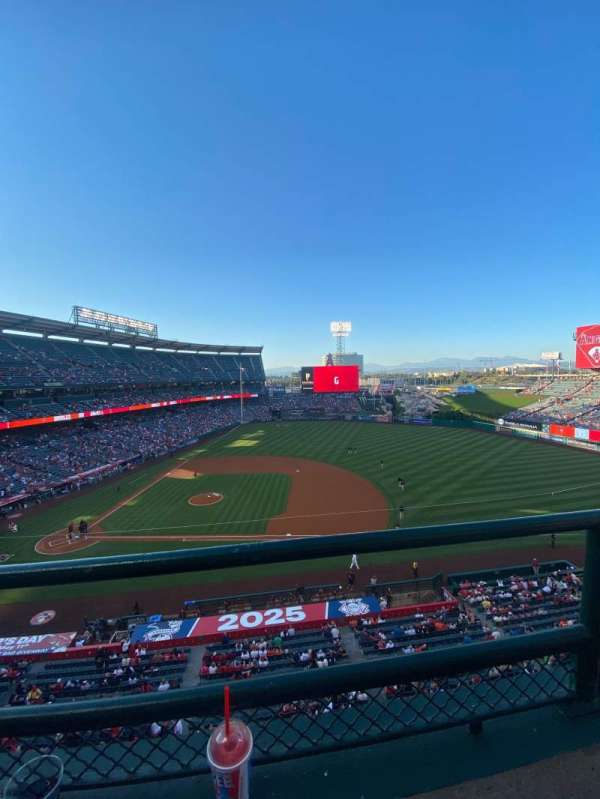 Angel Stadium, section: 425, row: A, seat: 20