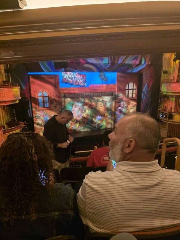 James Earl Jones Theatre, section: Mezzanine L, row: F, seat: 5