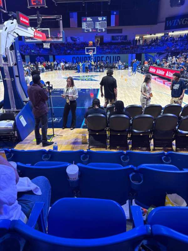 College Park Center, section: 105, row: F, seat: 9