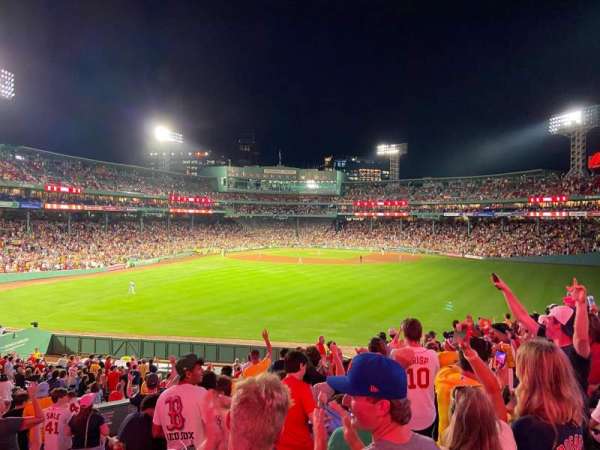 Fenway Park, section: Bleacher 38, row: 16, seat: 9