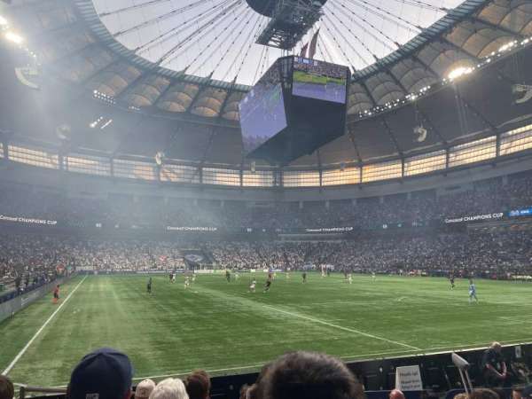 BC Place, section: 231, row: D, seat: 101