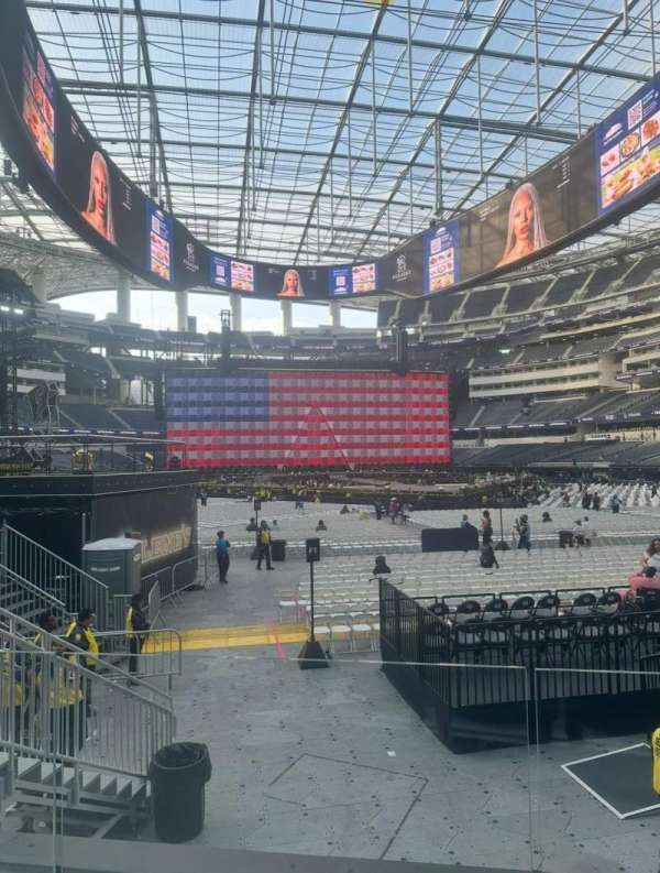 SoFi Stadium, section: 120, row: 2, seat: 14