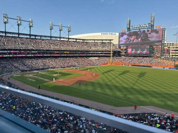 Comerica Park, section: 215, row: A, seat: 1