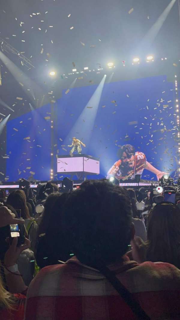 Barclays Center, section: Floor 1, row: 8, seat: 7