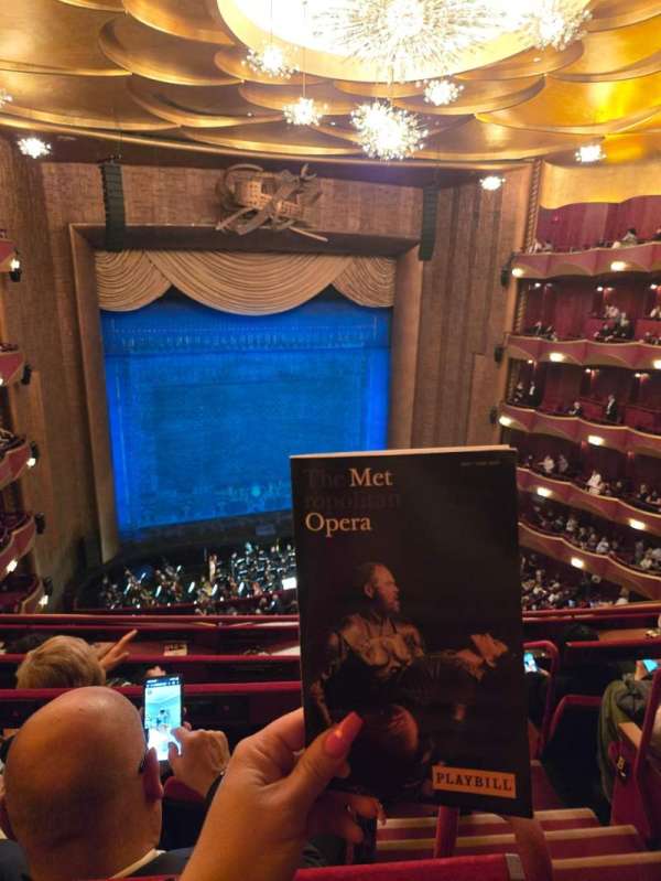 Metropolitan Opera House - Lincoln Center, section: Balcony L, row: D, seat: 1