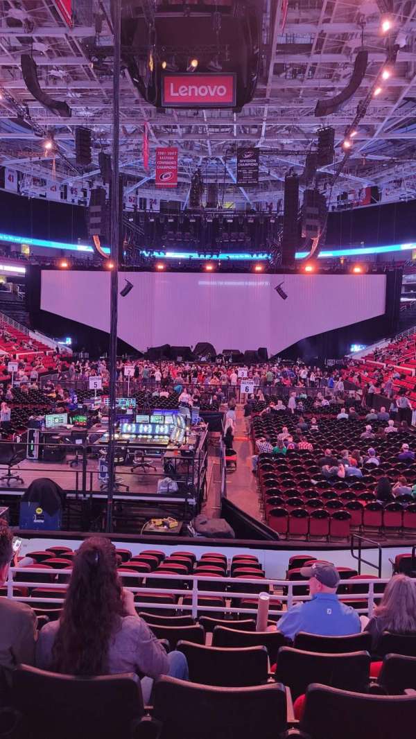 Lenovo Center, section: 126, row: M, seat: 7