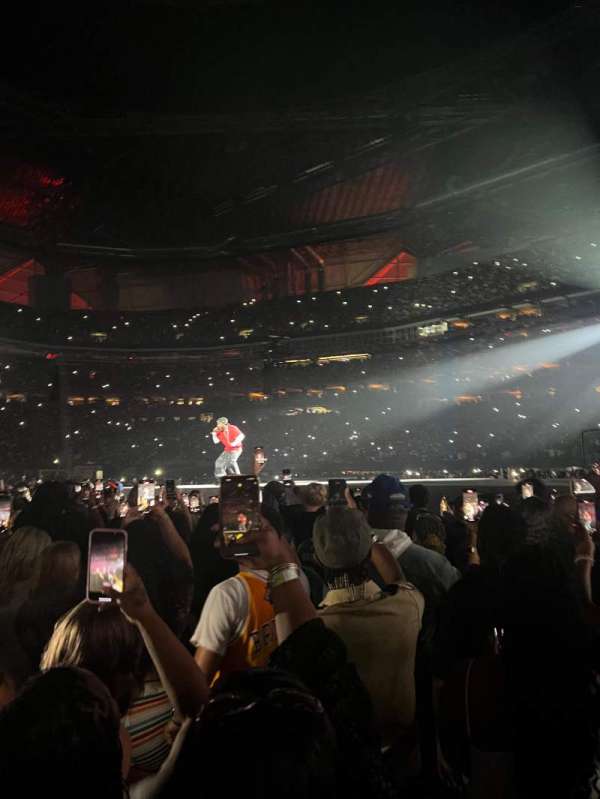 Mercedes-Benz Stadium, section: Floor C, row: 7, seat: 1