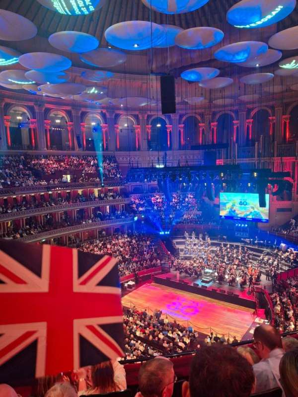 Royal Albert Hall, section: Rausing Circle V, row: 4, seat: 150