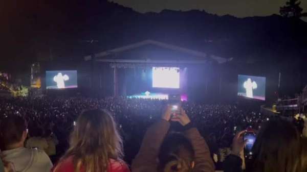 The Greek Theatre, section: C Right Center, row: 15, seat: 36
