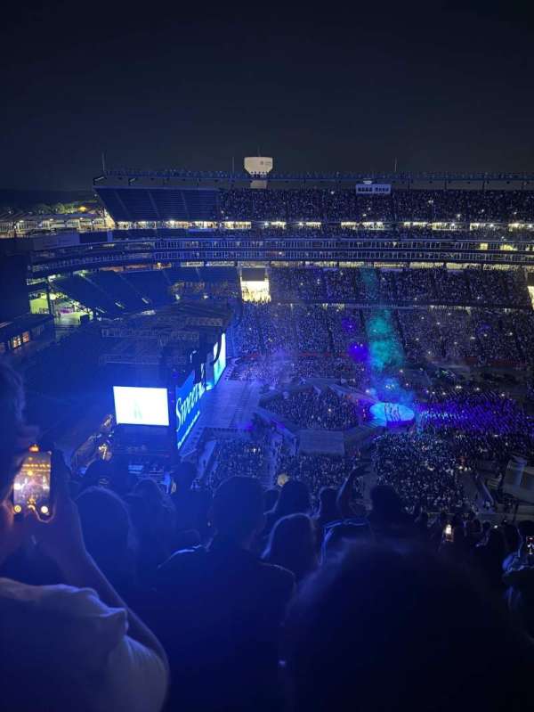 Gillette Stadium, section: 312, row: 22