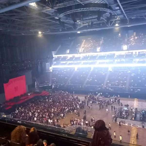 The O2, London, section: 405, row: D, seat: 556
