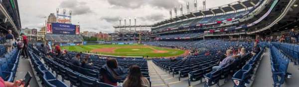 Progressive Field, section: 160, row: FF, seat: 1