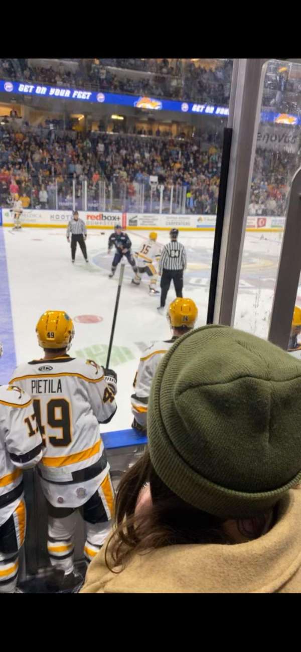 Huntington Center, section: 107, row: D, seat: 15