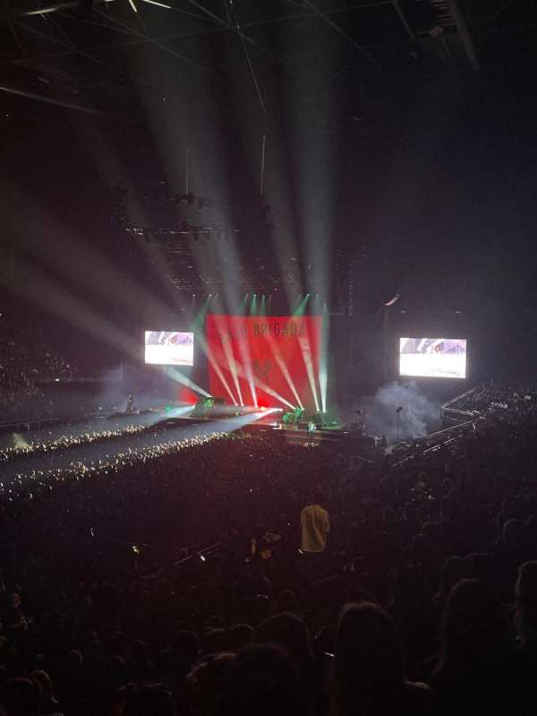 The O2, London, section: L110, row: A, seat: 154