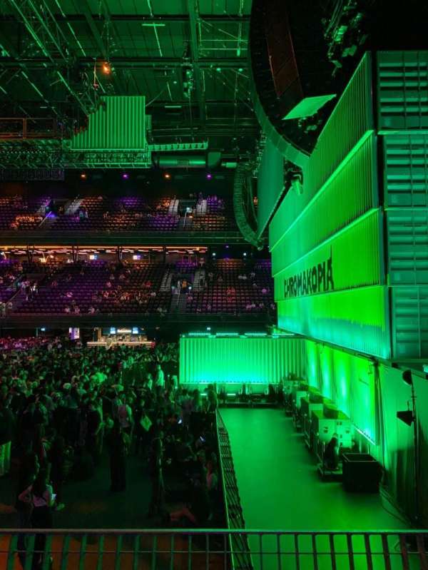 Ziggo Dome, section: 102, row: 1, seat: 30