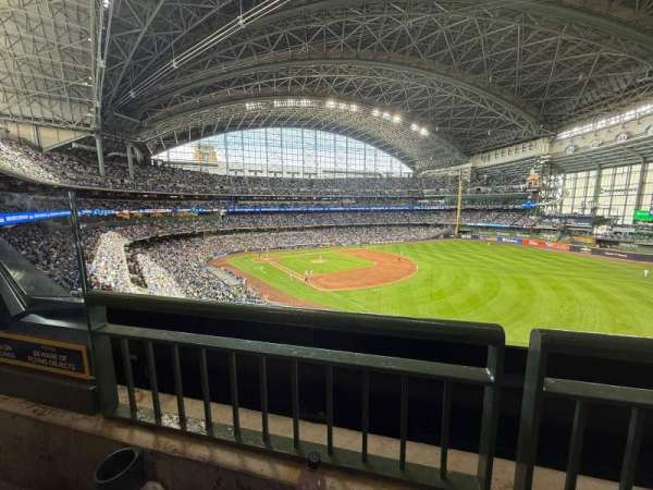American Family Field, section: 310, row: 1, seat: 2
