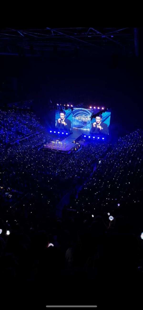 The O2, London, section: 414, row: L