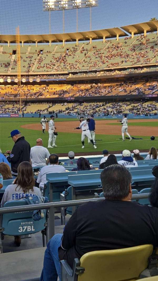 Dodger Stadium, section: 37FD, row: D, seat: 1