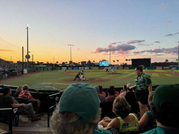 Jackie Robinson Ballpark, section: B, row: C, seat: 20