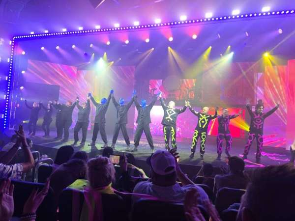 Blue Man Group Theater, section: 103, row: E, seat: 5