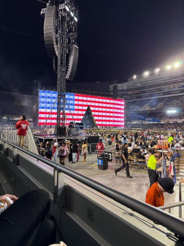 Soldier Field, section: 134, row: 1, seat: 17