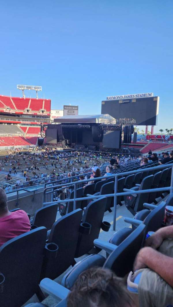 Raymond James Stadium, section: 207, row: K, seat: 18