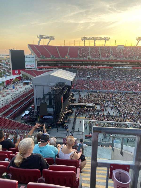 Raymond James Stadium, section: 332, row: F, seat: 20
