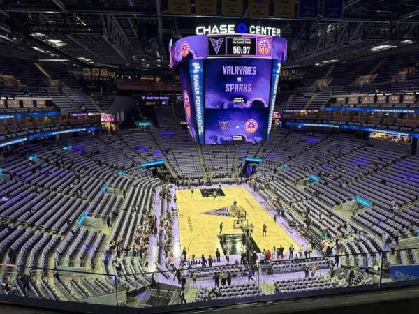 Chase Center, section: 219, row: 3, seat: 9
