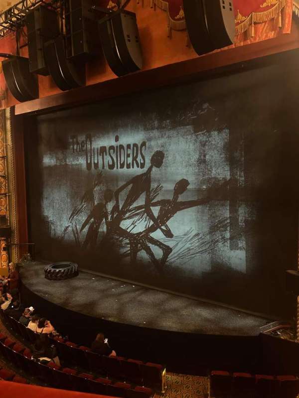 Bernard B. Jacobs Theatre, section: Mezzanine R, row: A, seat: 14