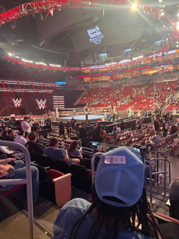 KFC Yum! Center, section: 114, row: H, seat: 7