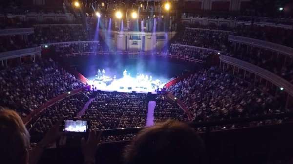 Royal Albert Hall, section: Rausing Circle U, row: 2, seat: 62