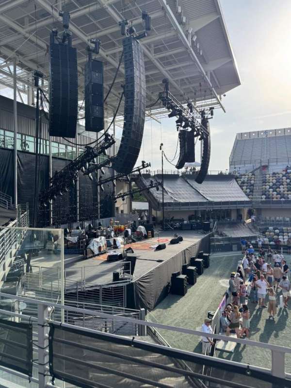Credit One Stadium, section: 203, row: B, seat: 26