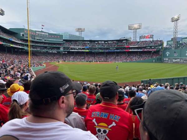 Fenway Park, section: Right Field Box 89, row: KK, seat: 7