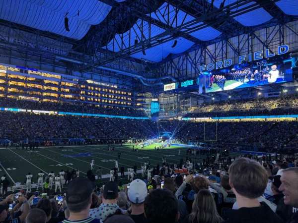 Ford Field, section: 125, row: 17, seat: 14