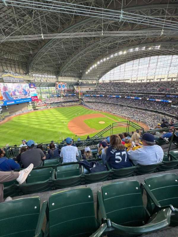 American Family Field, section: 432, row: 12, seat: 6