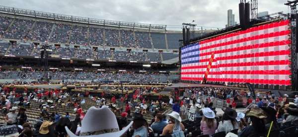 Soldier Field, section: 107, row: 12, seat: 4