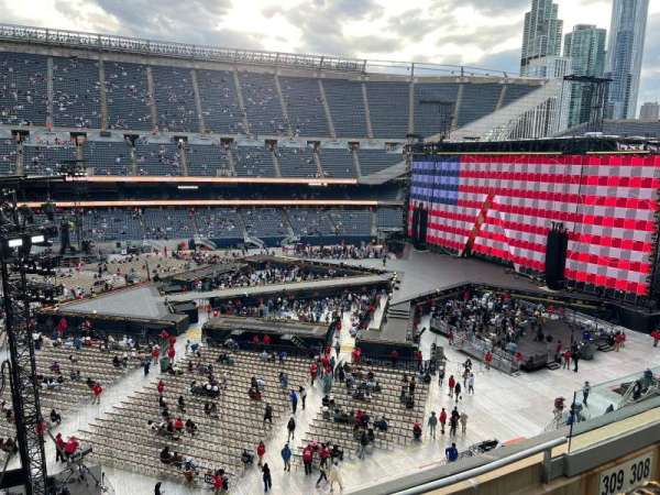 Soldier Field, section: 309, row: 3, seat: 17